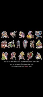 Doga magnet+paper stickers set (pre order)