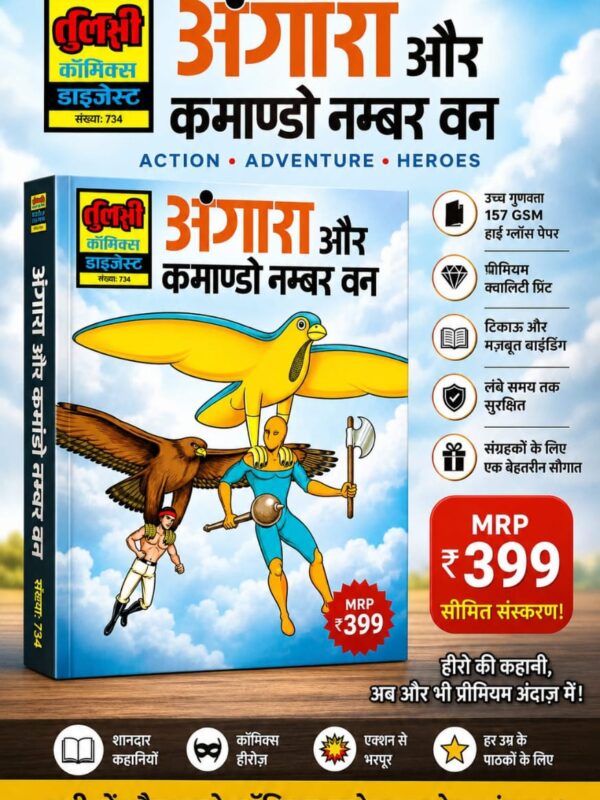 Angara aur comando no one digest(pre order)
